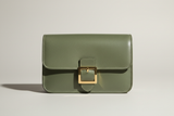 Soft Vintage Shoulder Bag in Sage Mist, front view