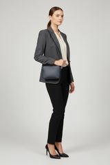 Urban Professional Crossbody Bag in Storm Navy Slate Refined Napa Leather – Professional Model