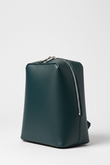 Contemporary City Backpack in Deep Harbor Teal, side angle view