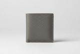 Minimal Card Wallet in Gray, side angle view