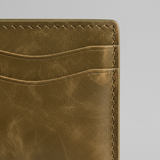 Timber Sage Moss — Leather Stitching Macro