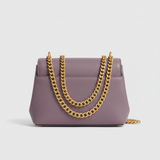 Chain Strap Mini Bag in Smoky Orchid Lilac – Front View