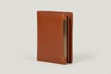 Urban Everyday Wallet in Brown and Bronze, side angle view