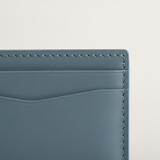 Ocean Dust Blue — Leather Stitching Macro