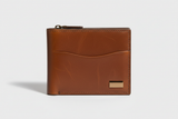 Urban Everyday Wallet in Brown and Bronze, front view