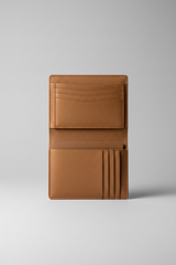 Elite Leather Document Holder in Claystone Brown Hand-Finished Grain Leather – Interior View