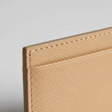 Champagne Silk Beige — Leather Stitching Macro