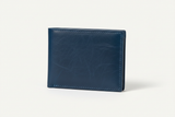 Executive Compact Wallet in Blue, front view