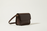 Everyday Mini Crossbody in Deep Cocoa, side angle view