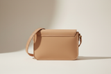 Modern Everyday Shoulder Bag in Warm Sand, back view