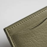 Forest Ash Olive — Leather Stitching Macro