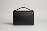 Classic City Shoulder Bag in Matte Black, back view