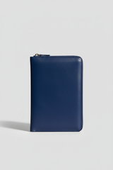 Elite Leather Document Holder in Royal Office Blue Signature Italian Leather – Front View