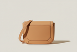 Modern Everyday Shoulder Bag in Warm Sand, front view