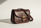 Soft Vintage Shoulder Bag in Espresso Brown, side angle view