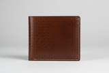 Premium Leather Wallet in Dots, front view