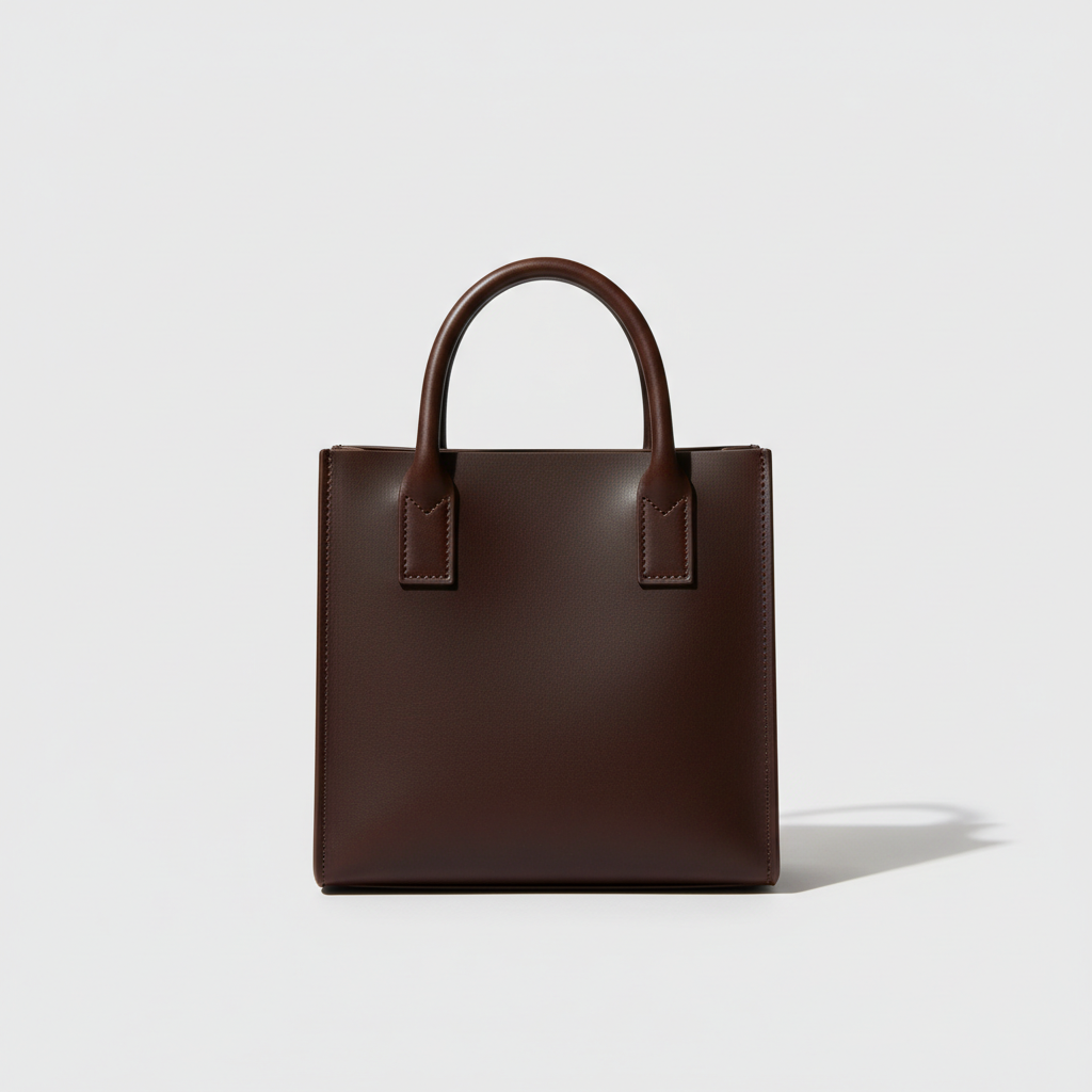 Scandinavian Mini Tote in Dark Cedar Chestnut – Front View