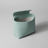 Scandinavian Mini Tote in Ocean Mist Aqua – Interior View