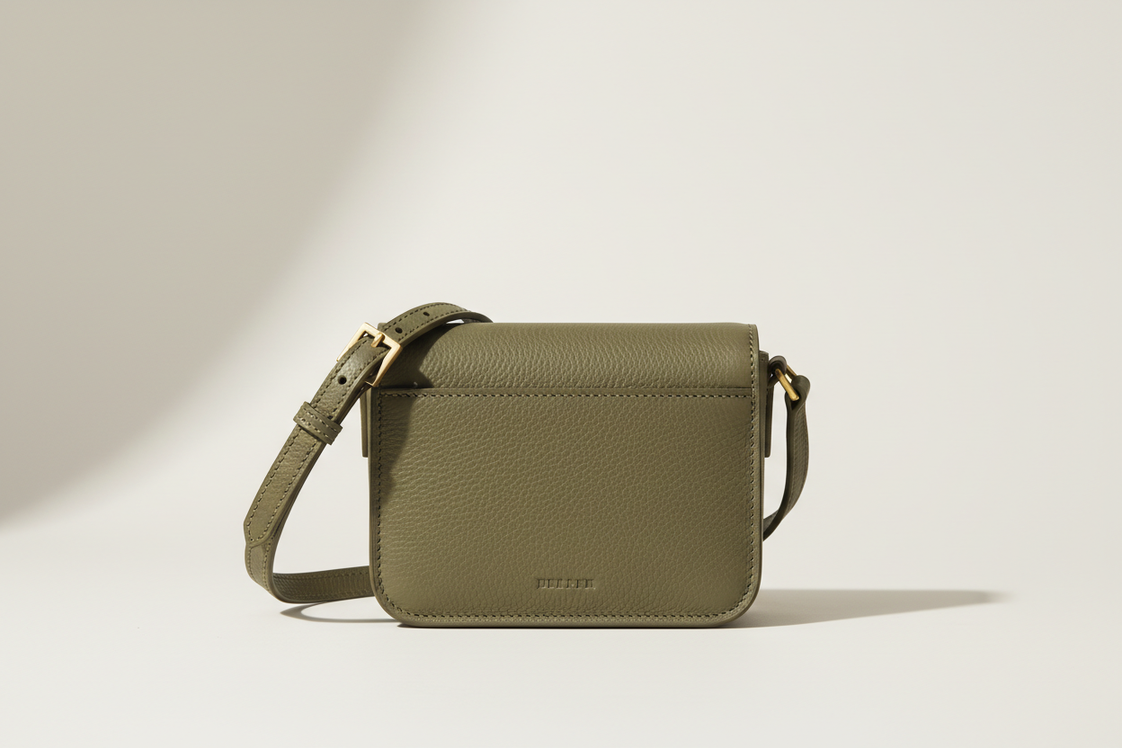 Everyday Mini Crossbody in Olive Dust, front view