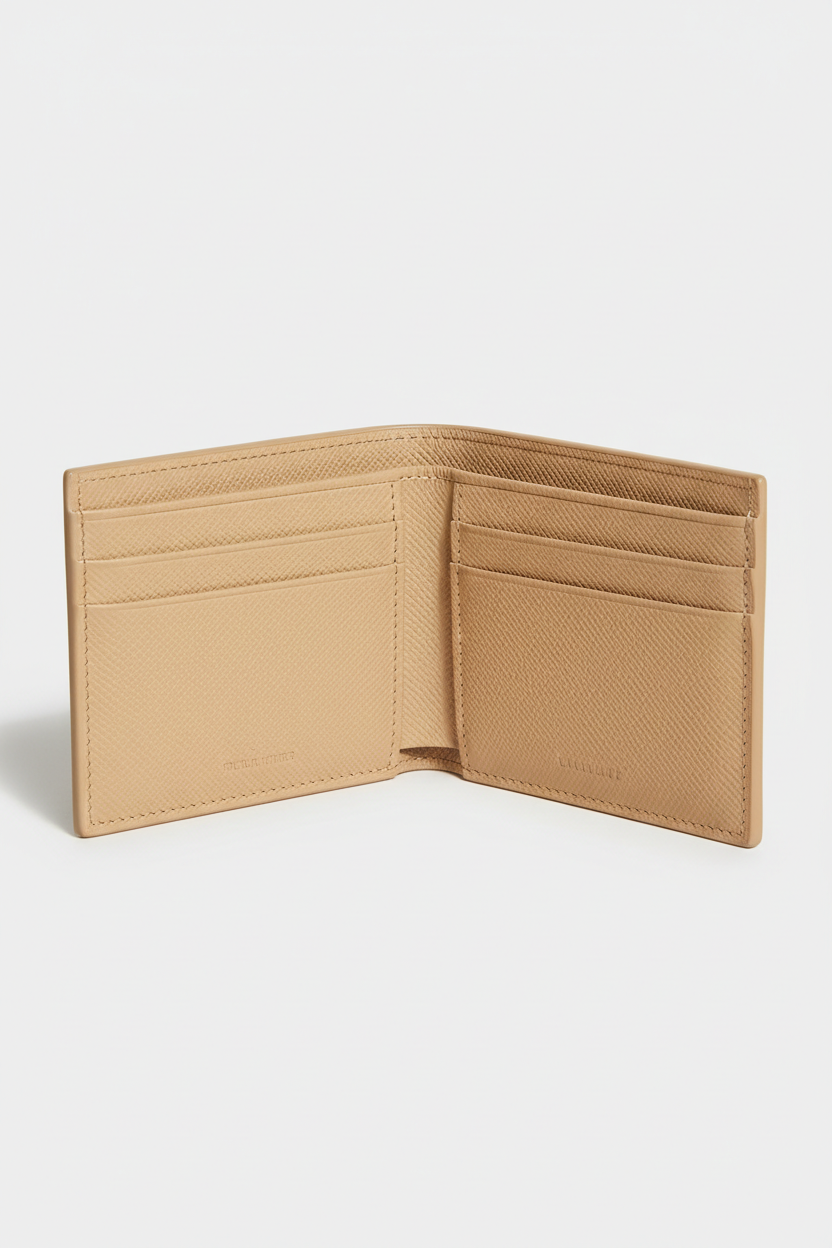 Champagne Silk Beige — Open Card Slots