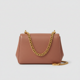 Chain Strap Mini Bag in Dust Rosewood Clay – Front View