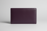 Luxury Long Wallet in Purple, front view
