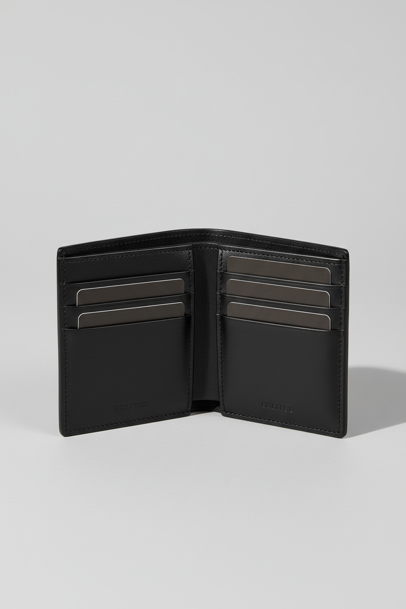 Midnight Obsidian Black — Open Card Slots